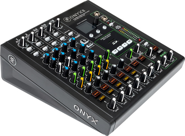 ONYX8 8-CHANNEL PREMIUM ANALOG MIXER WITH MULTI-TRACK USB